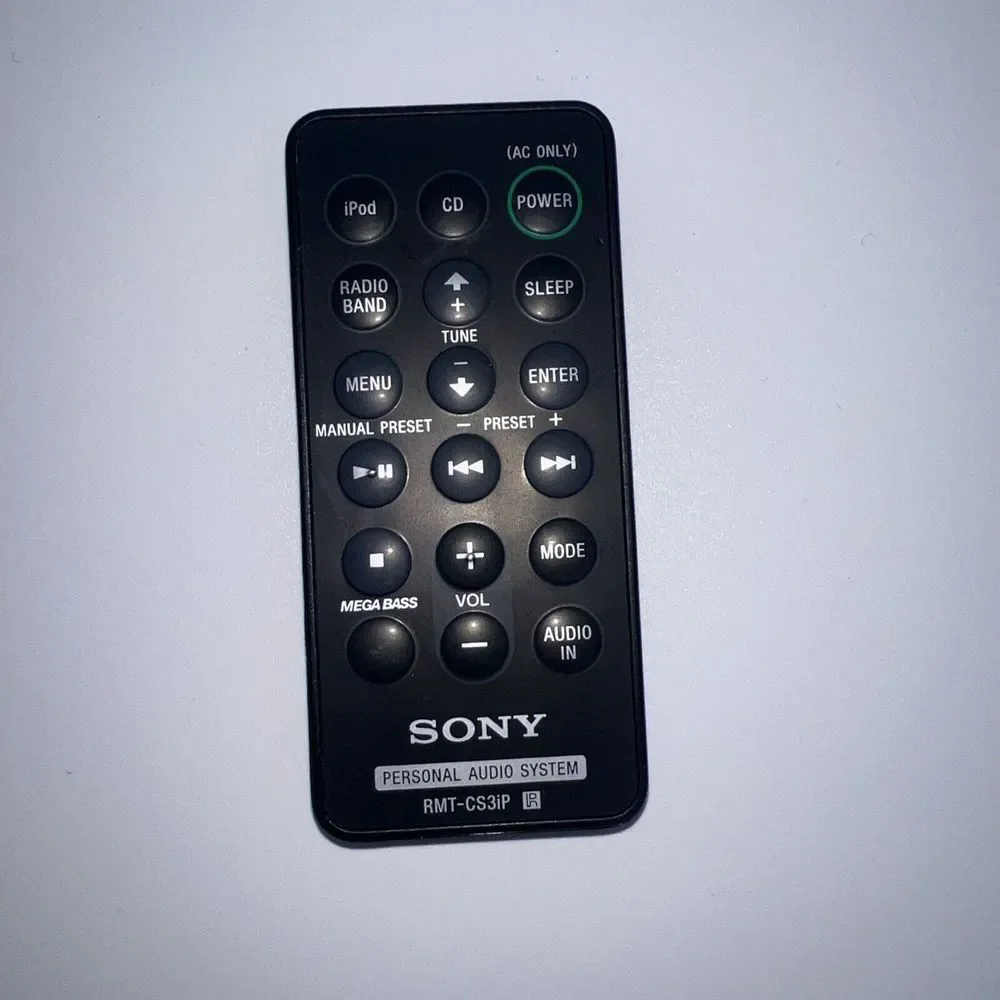 Original RMT-CX50iP  Sony Personal Audio System Remote Control RDP-X50iP No Test